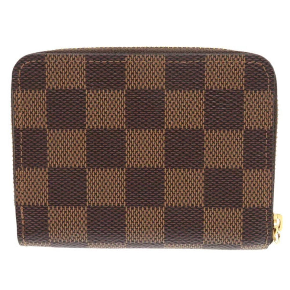 Louis Vuitton Zippy Wallet Coin Damier Brown Case LV - Picture 3 of 6